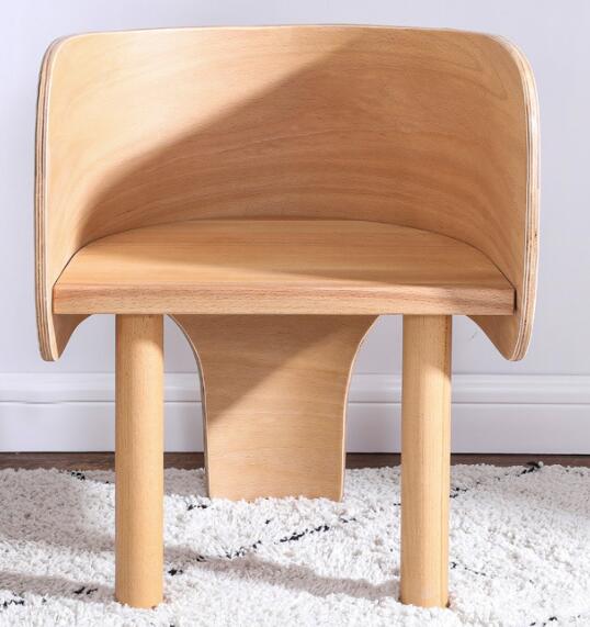 Solid wood Children Chair Cute elephant cartoon stool Study chairs