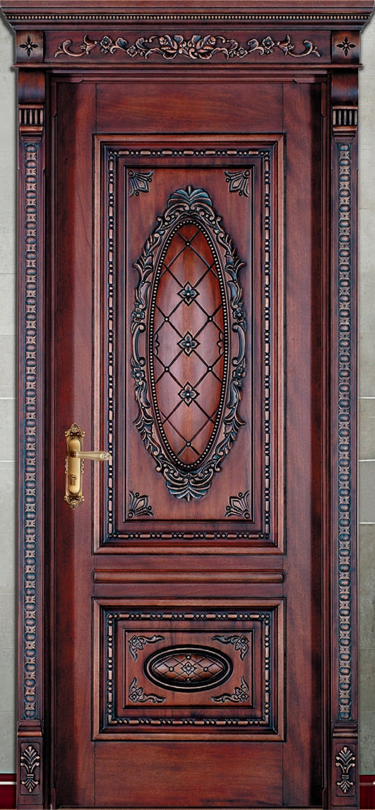 Hot sale top quality and reasonable price exterior and interior solid wood door compound sliding doors