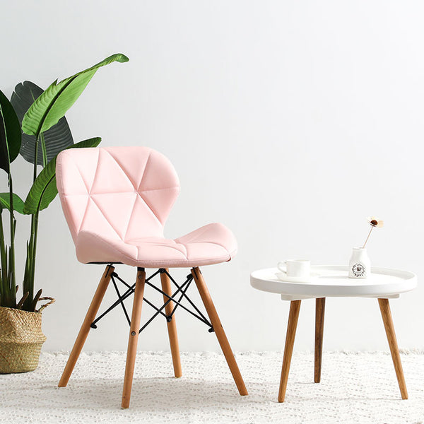 Modern Minimalist Desk Computer Chair Home Restaurant Dining Stool Solid Wood Nordic Sofa Backrest Makeup Beach