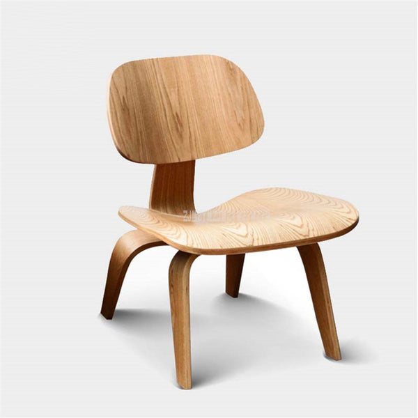 Single Living Room Lounge Chair With Wood 4 Legs Natural Full Wood Home Furniture Wooden Small Simple Low Chair With Backrest